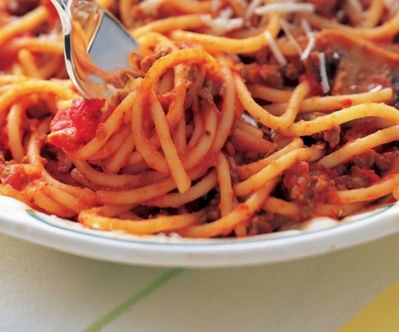 Spaghetti With a Yummy Sauce