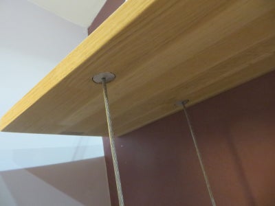 Suspended Shelves With Invisible Stops