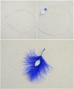 Attach Shell Bead to Feather