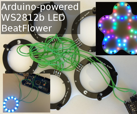 BeatFlower With Digispark/ATtiny85 and WS2812b