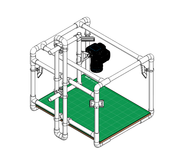 A2 Overhead Corner-LEDs Lightbox