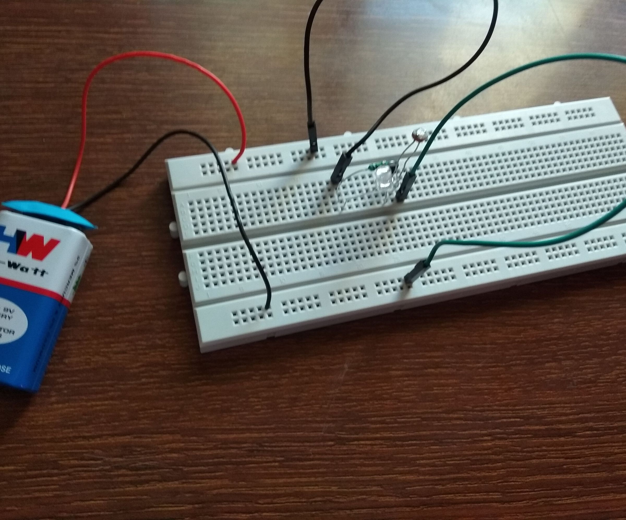 How to Make a Dark Sensor on a Breadboard