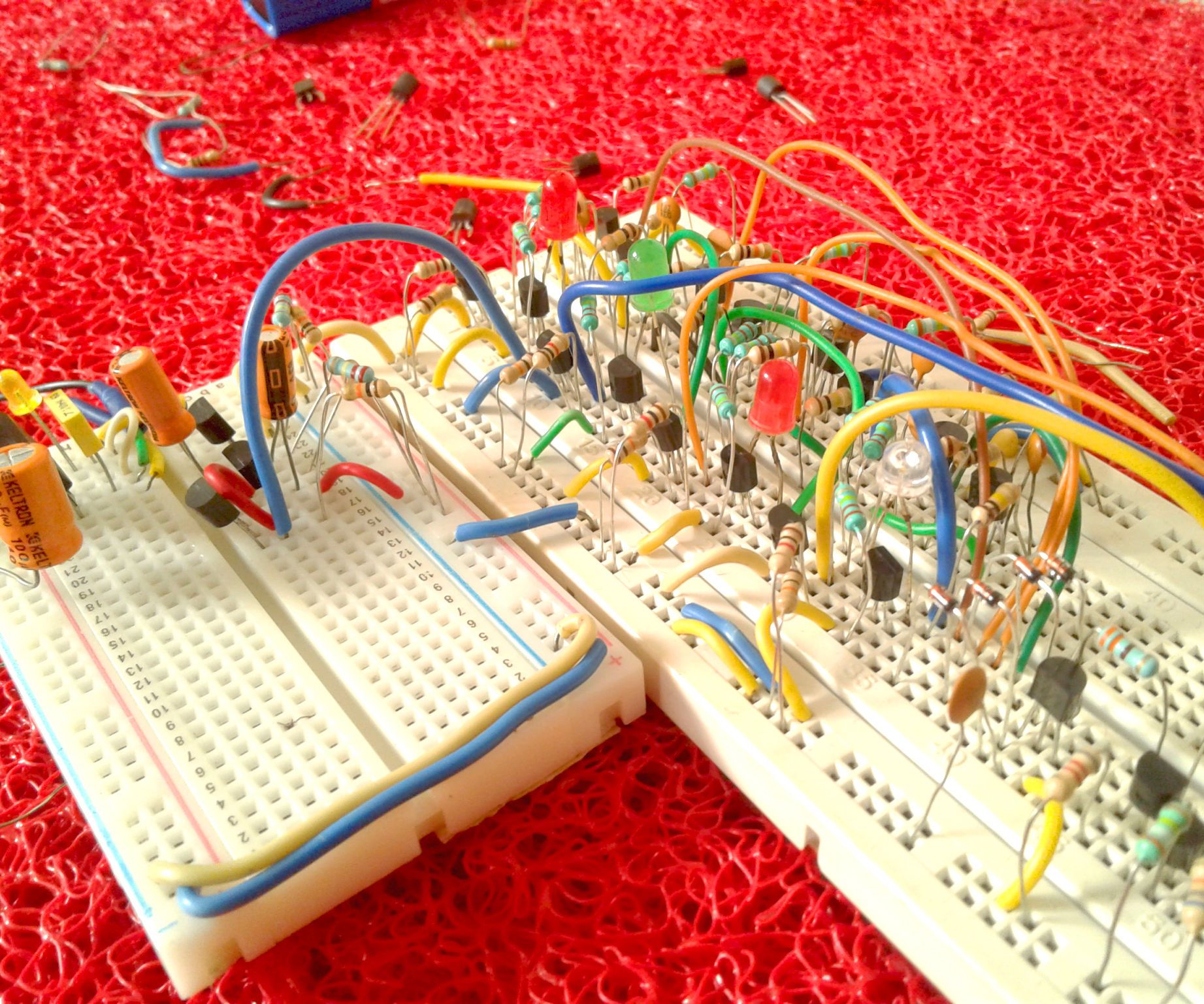 BCD Counter Using Discrete TRANSISTORS