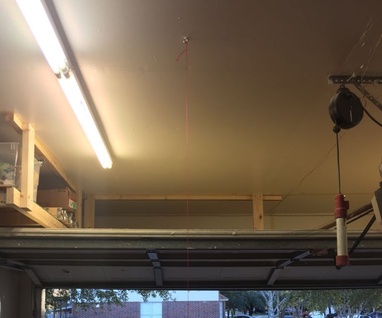 How to Hang a Tennis Ball in Your Garage Without Using a Ladder Next to the Car