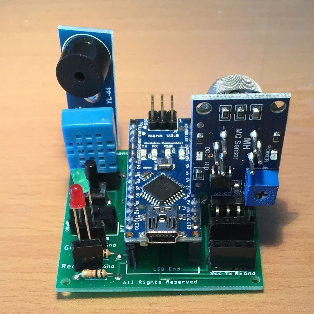 Assembling an Arduino Based Smoke / Heat Alarm : 4 Steps (with Pictures ...