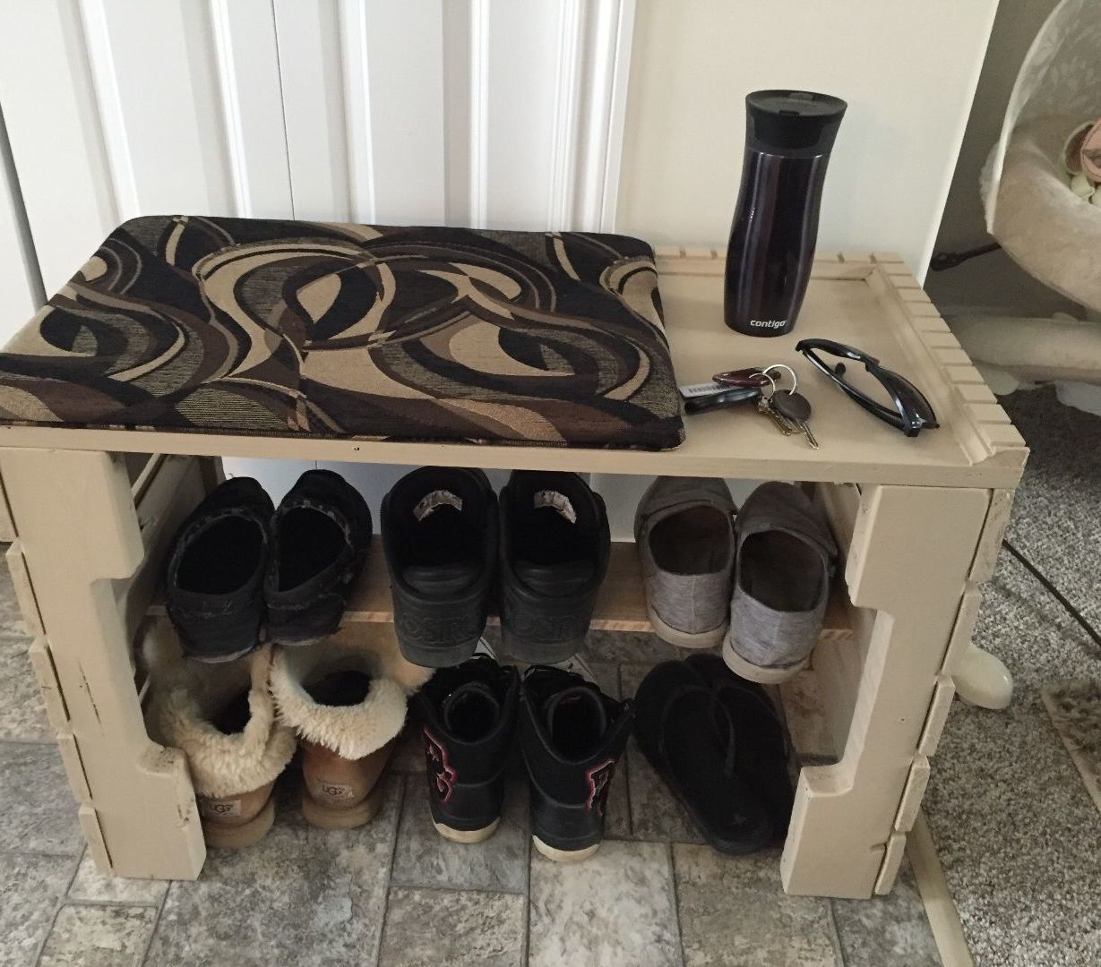 Pallet Bench/Shoe Shelf