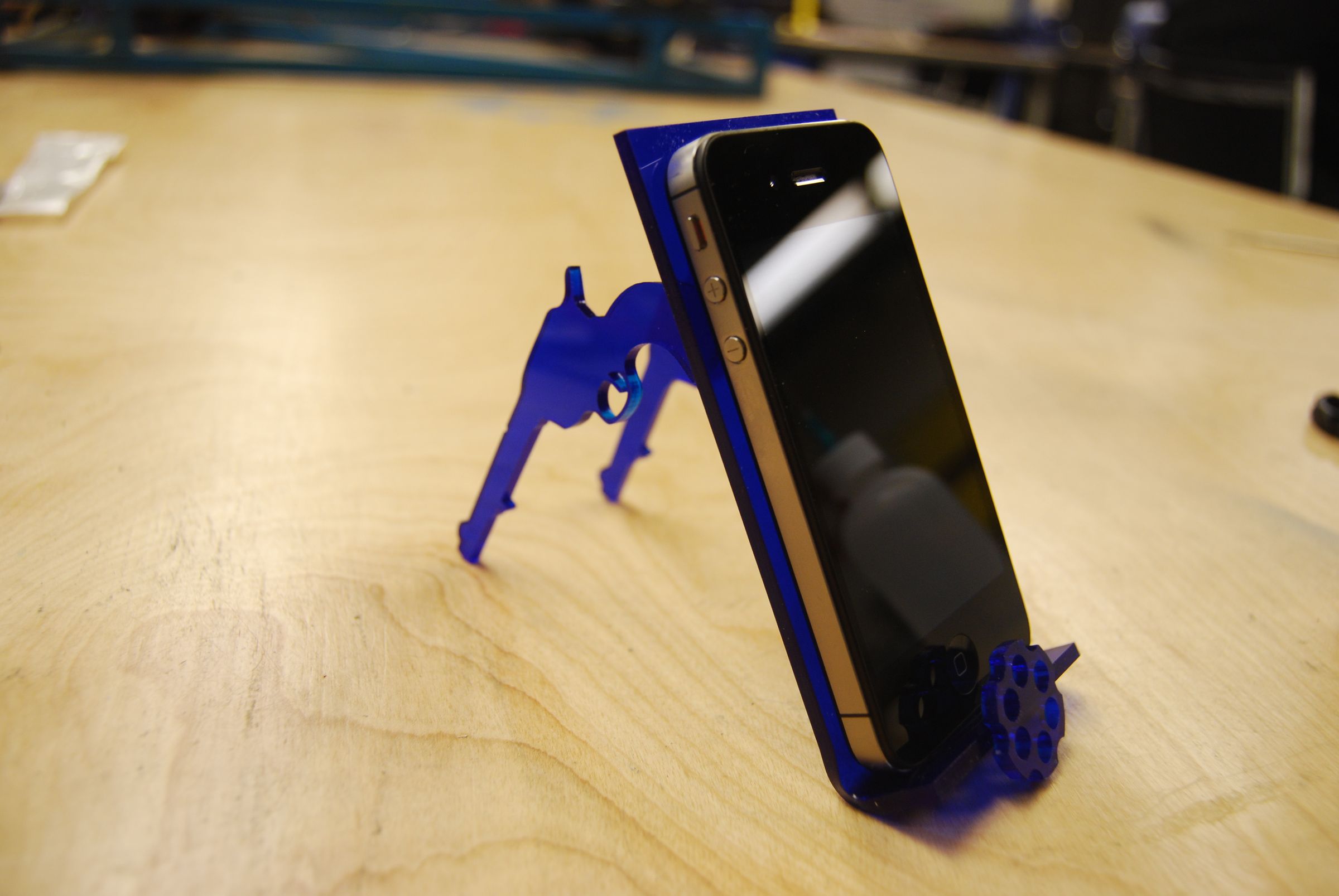 Build Your Own Revolver IPhone Stand