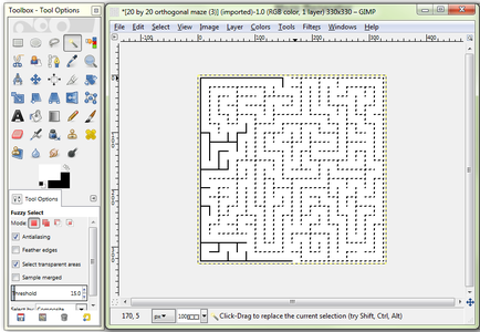 Using Gimp