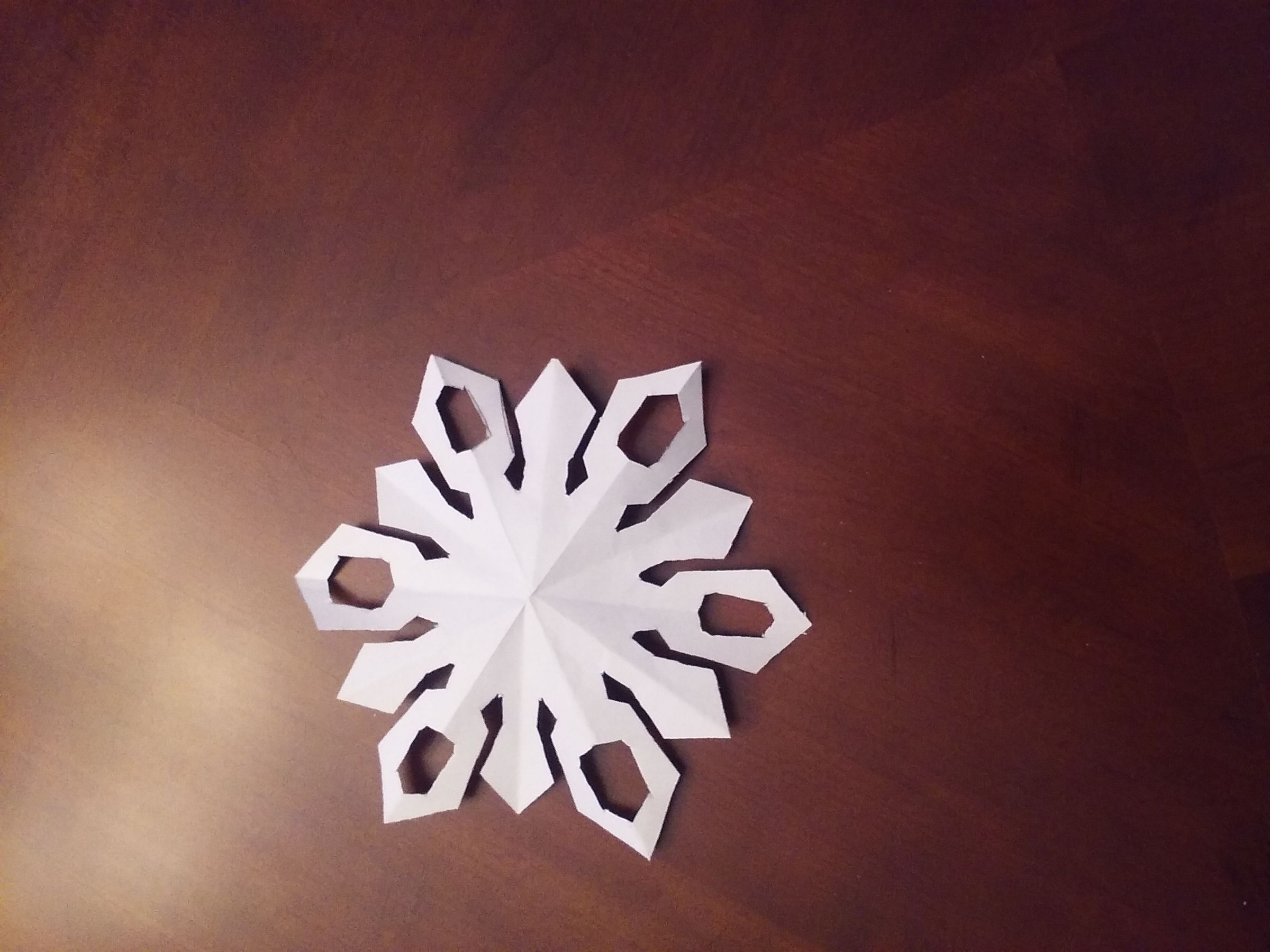 DIY Crystal Snowflake