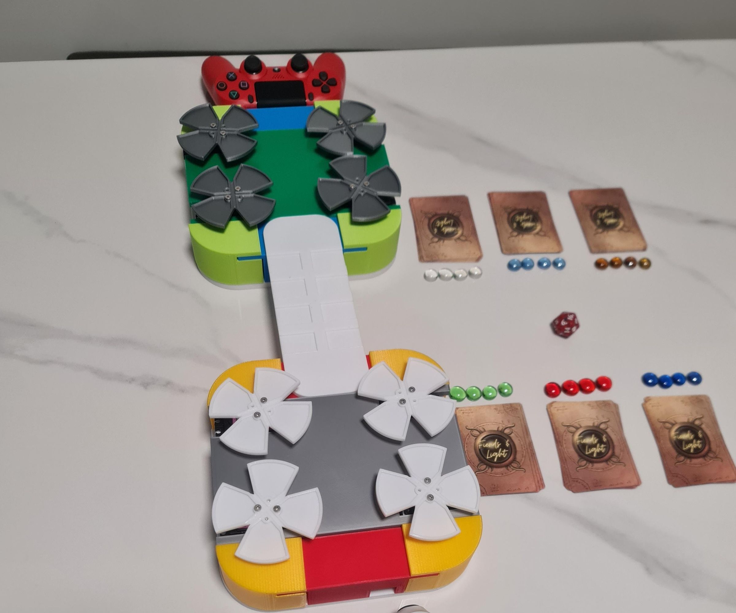 DIY Strategy and Card Game Using ESP32, MG996R, PCA9685 | Www.fiendsandlight.com