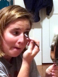 Then Apply Eye Shadow (night Look or Smokey Eye)