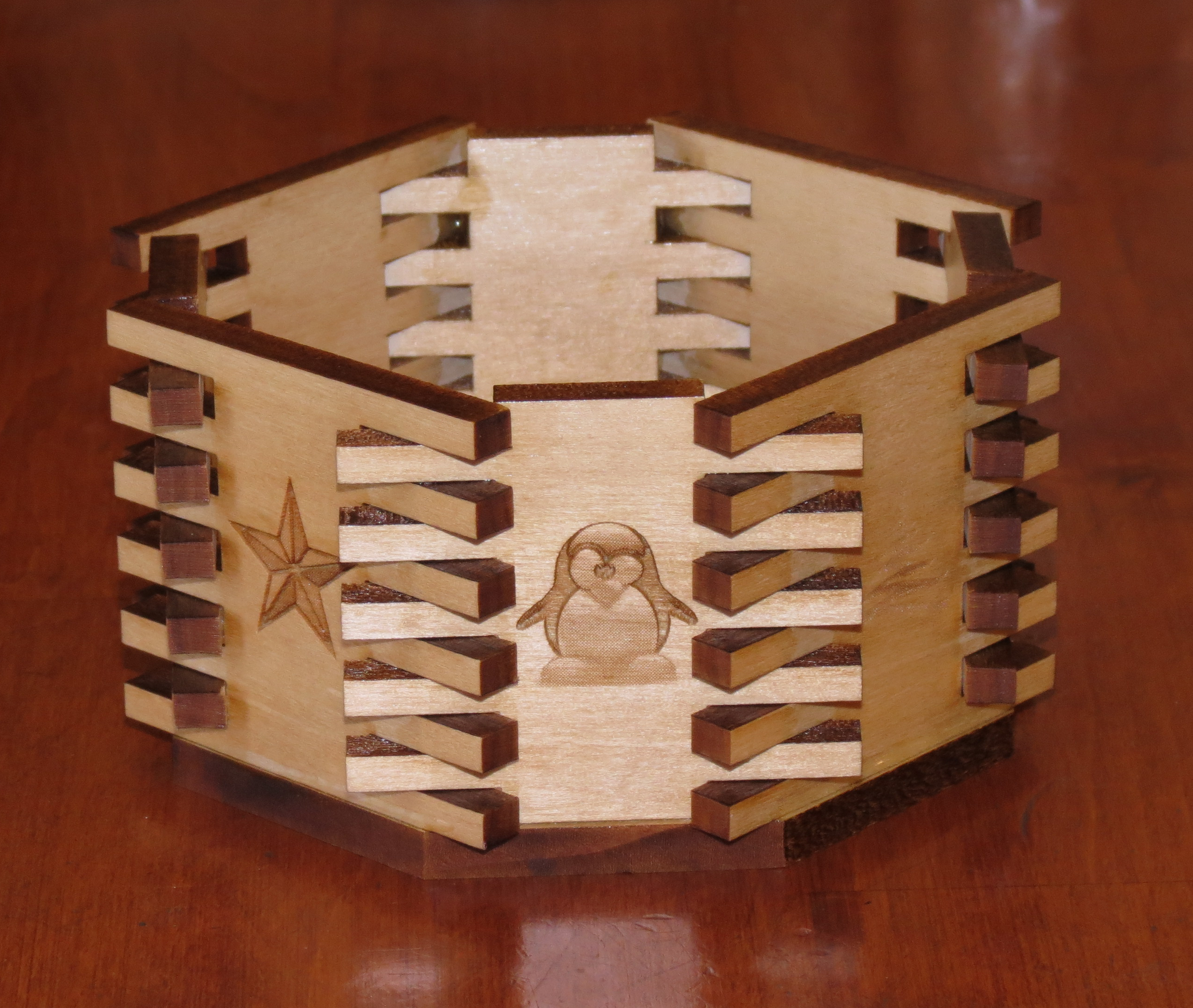 Octagonal Bowl (Box Joints)