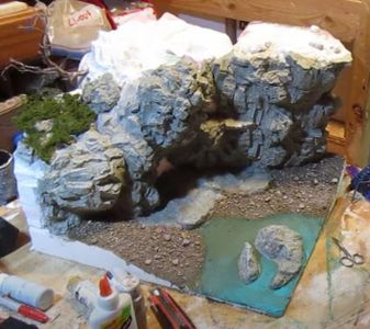 Painting and Applying Dirt