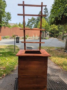 How to Make a Garden Box With a Trellis Out of Pallet Wood