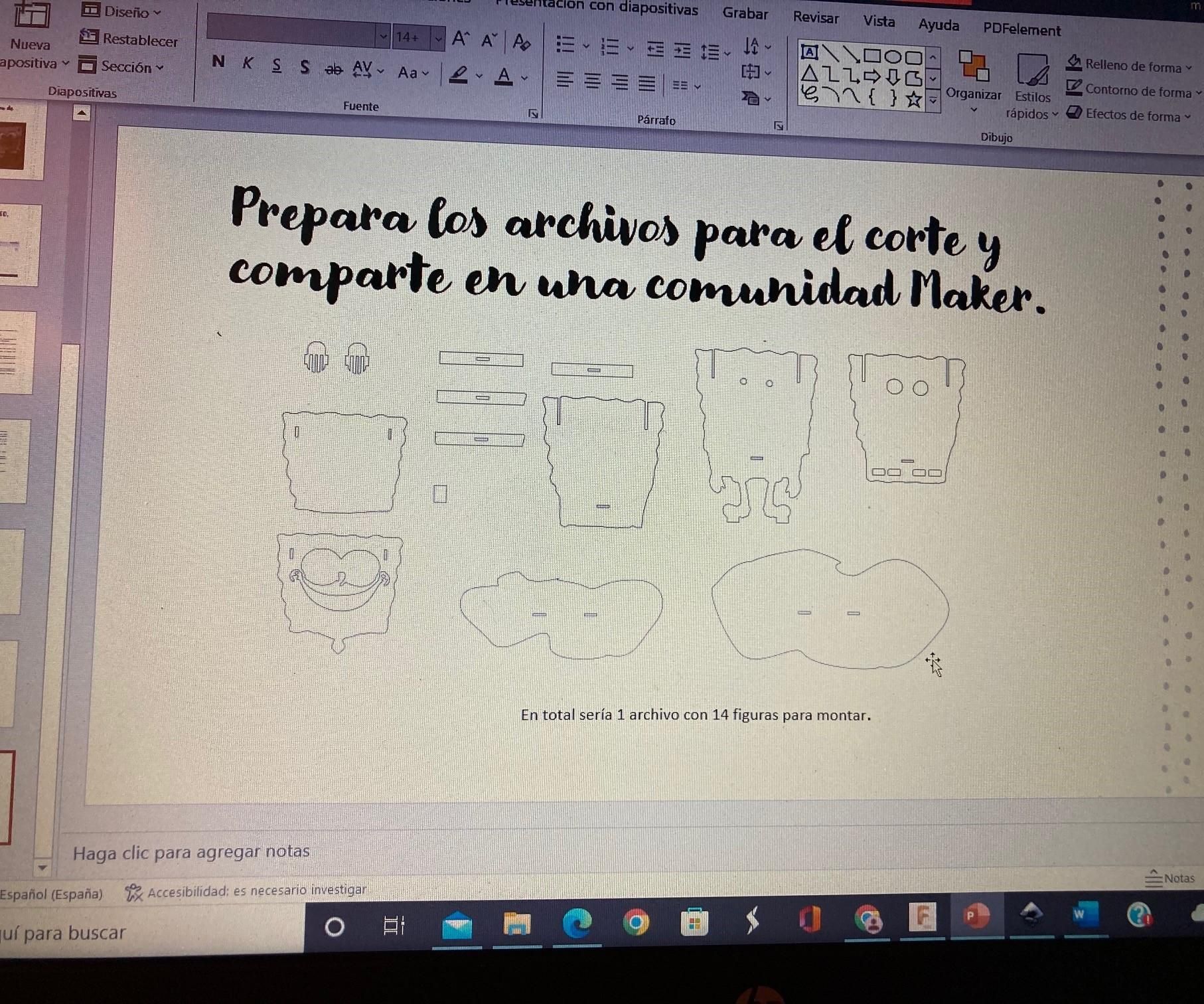 Maqueta En Madera De Bob Esponja