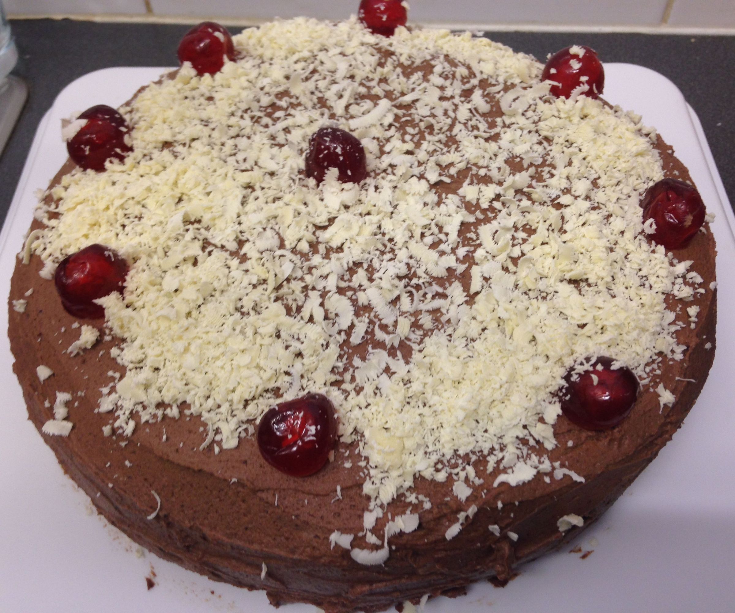 Cream-filled Chocolate Cake