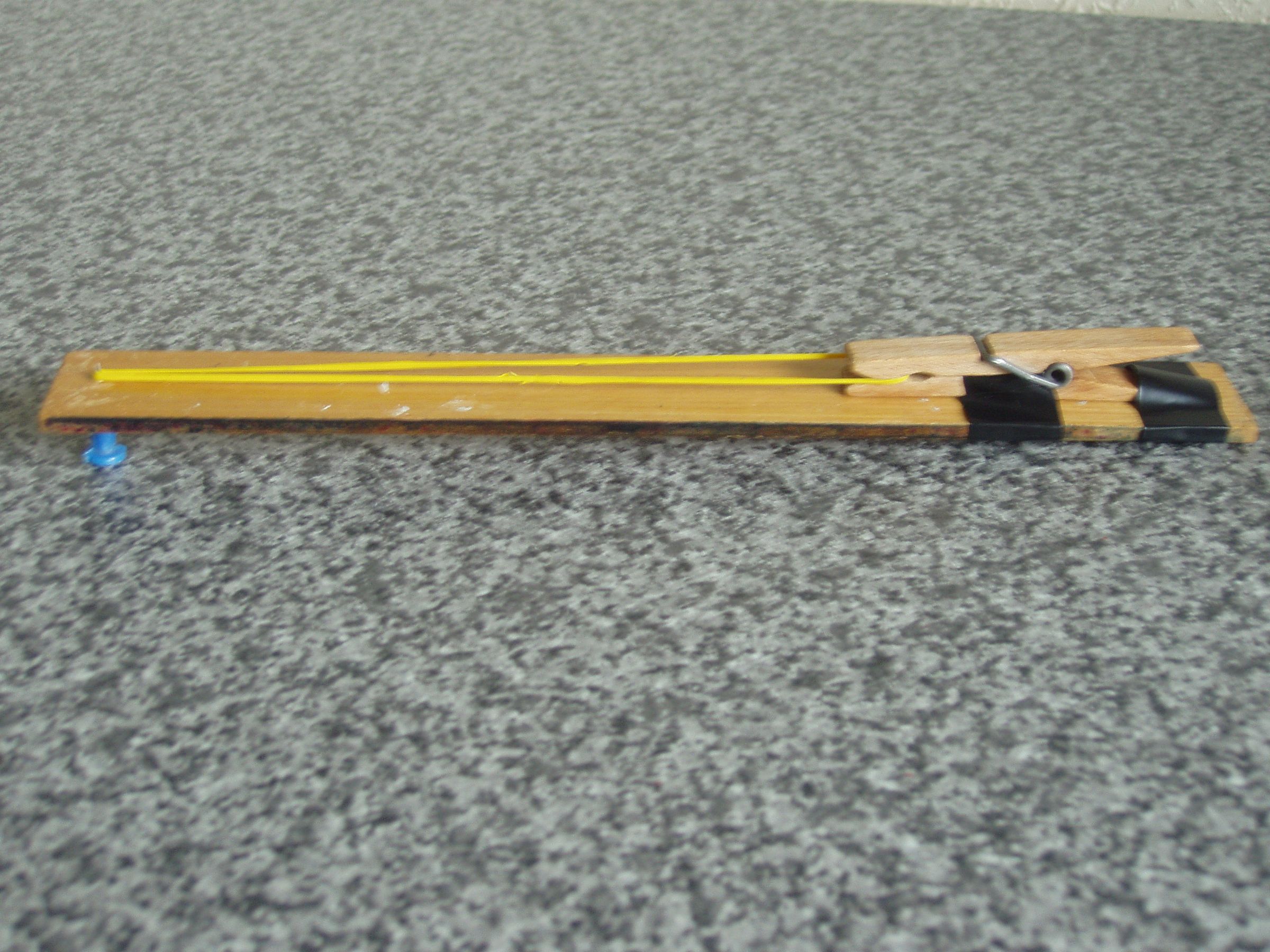 Stationery and Peg Rubber Band Gun 3 Steps Instructables