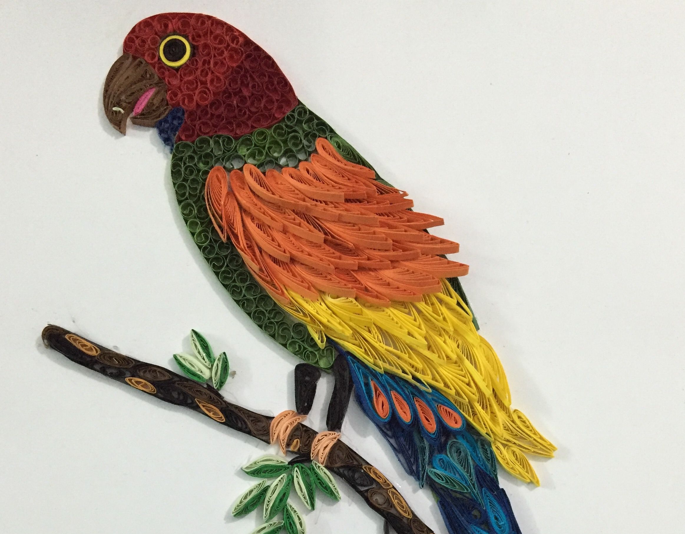Quilled Parrot