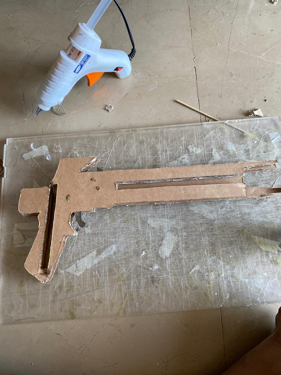 Cut the Bow Handle Body