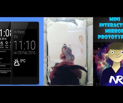 Mini Smart Mirror Prototype One