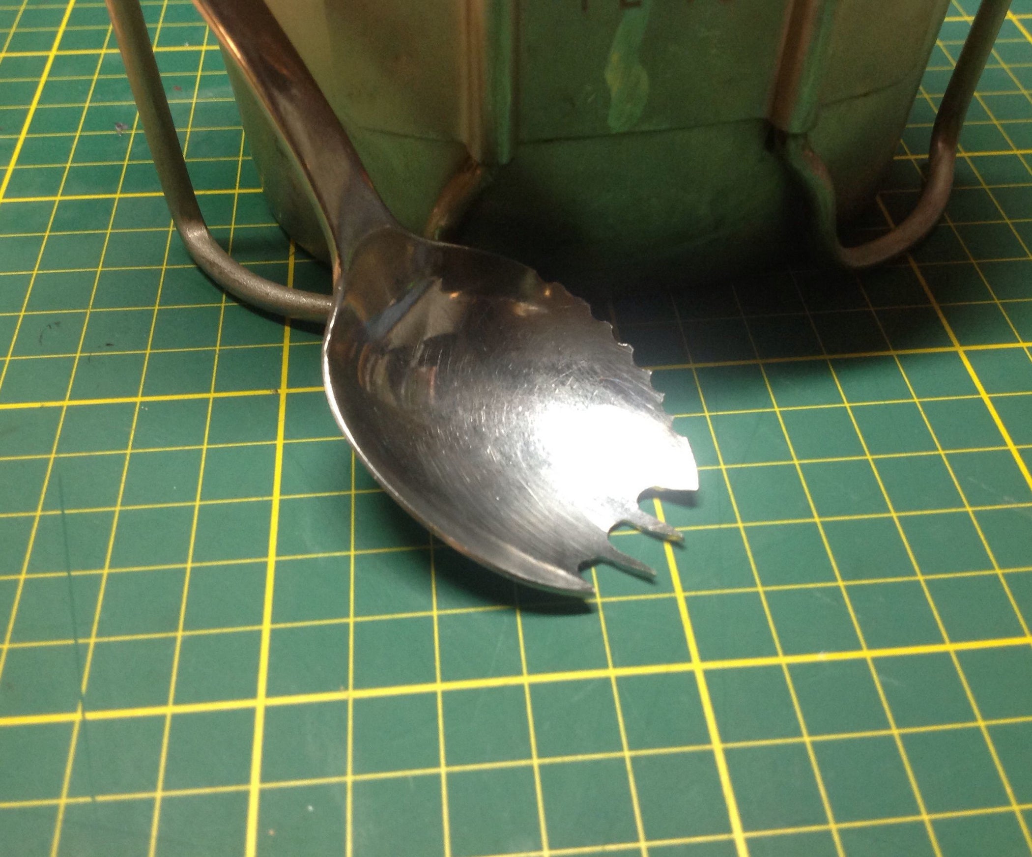 Homemade Spork/knife 6 Steps (with Pictures) Instructables