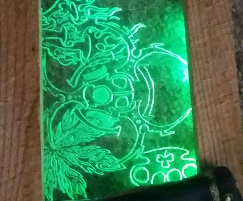 Diy Led Lit Glass/or Plexiglass Decrotive Etchings