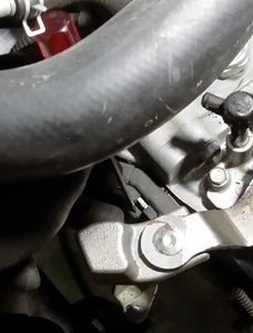 Disconnect Hydraulic Line Clips and Slave Cylinder