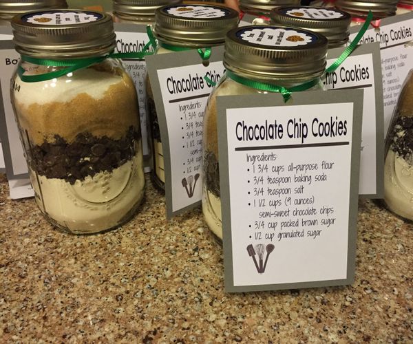 Cookie Mix in a Mason Jar