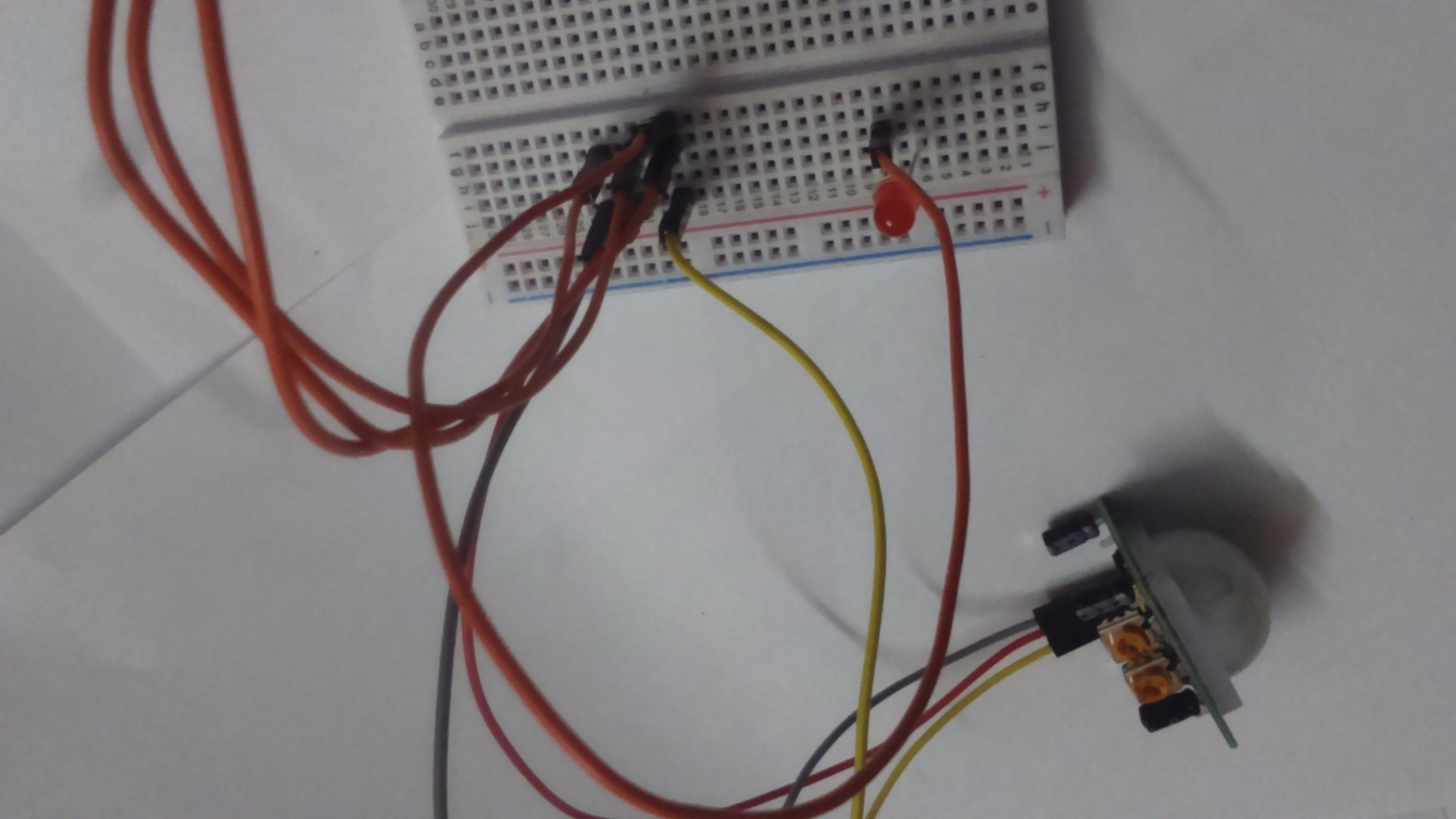 MOTION SENSOR USING ARDUINO : 3 Steps Circuit Diagram