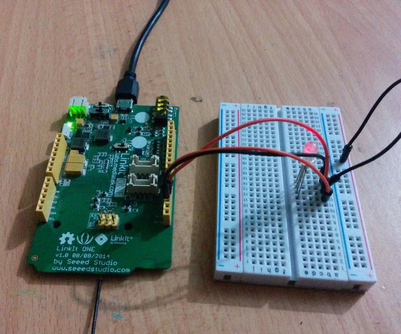 Linkit One and RGB LEDs