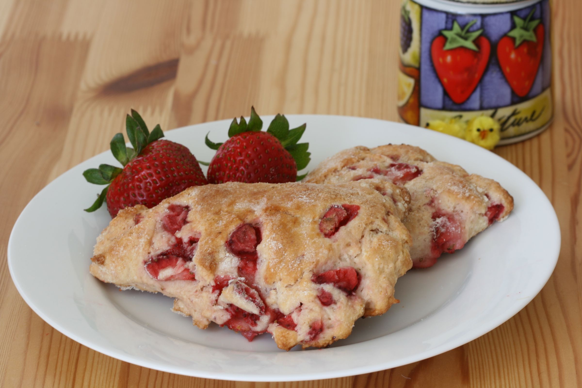 Fresh Strawberry Scones Recipe