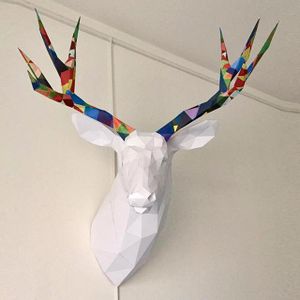 DIY Papercraft Deer PDF Template 6 Steps Instructables