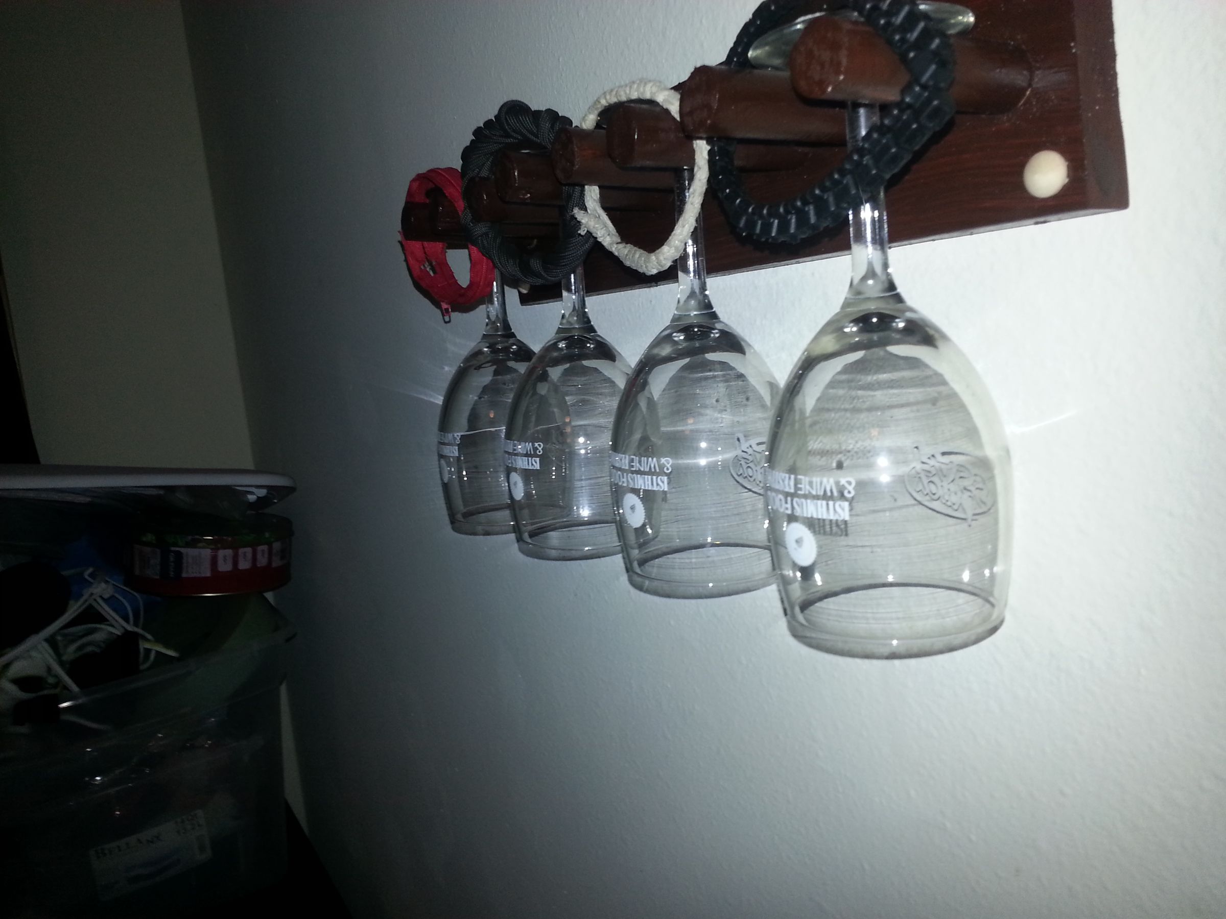 Wine Glass Wall Mount 4 Steps Instructables