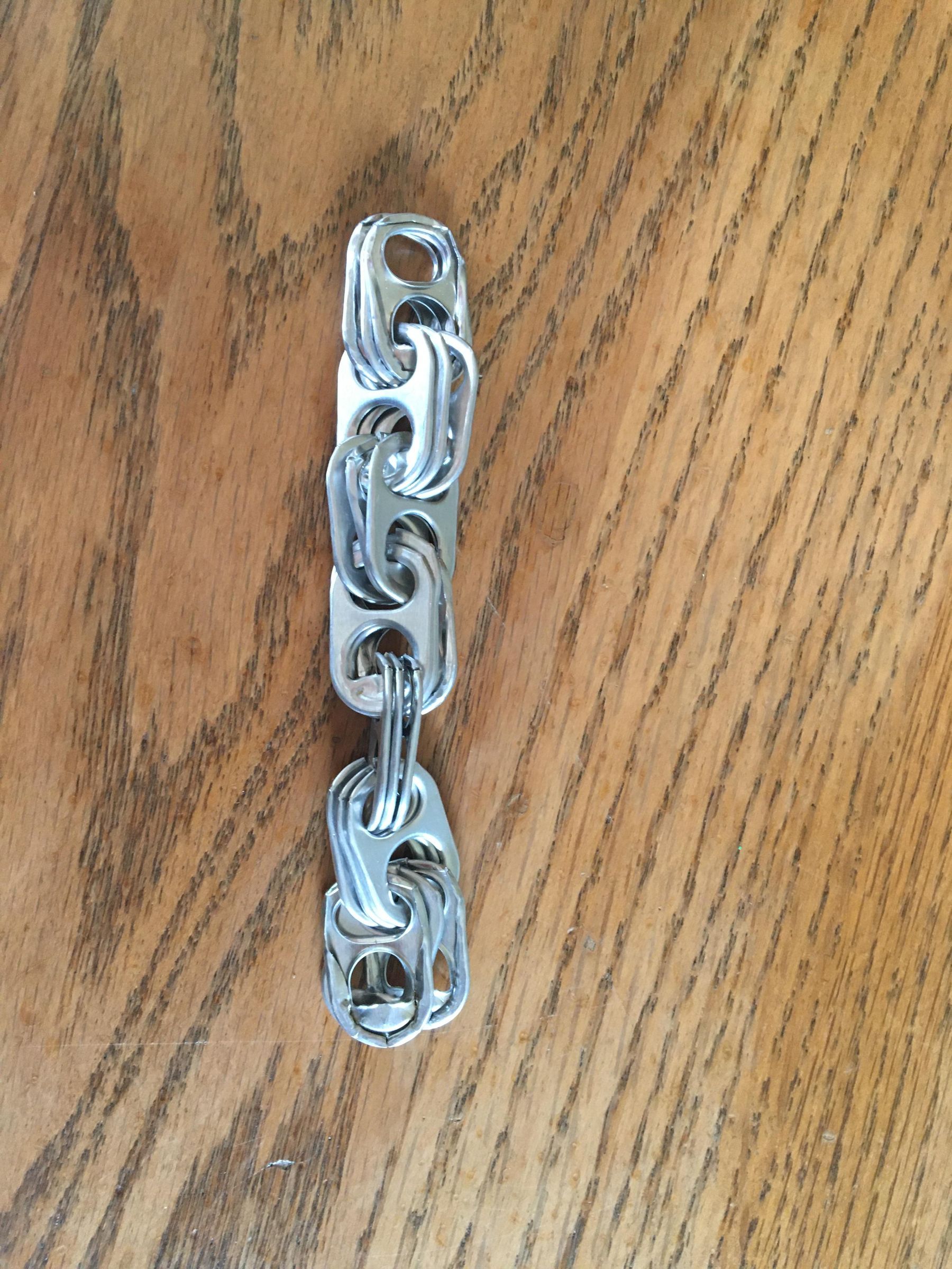 Lightweight Pop Tab Chain 3 Steps Instructables