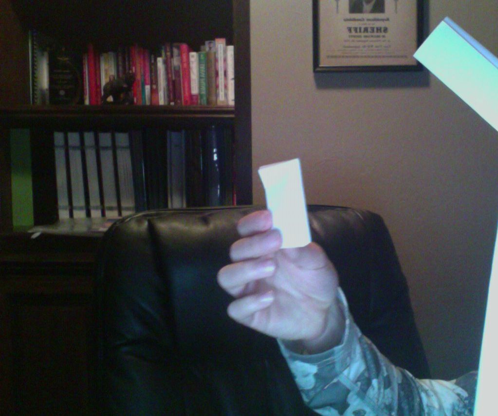 Paper Hockey Stick and Puck