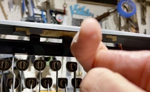 Keys Not Advancing