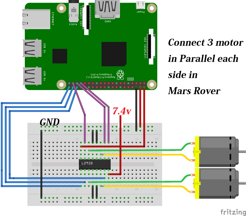 Mars Rover Circuit