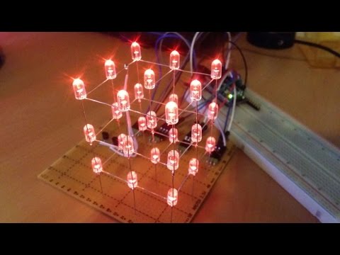DIY | 3x3x3 LED Cube for Arduino Nano+