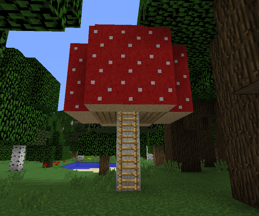 Minecraft Mushroom House