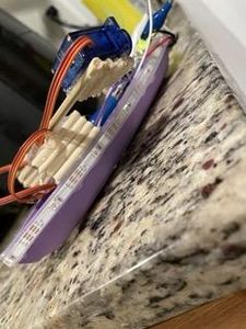 Building the Boat's Motor Attachments 
