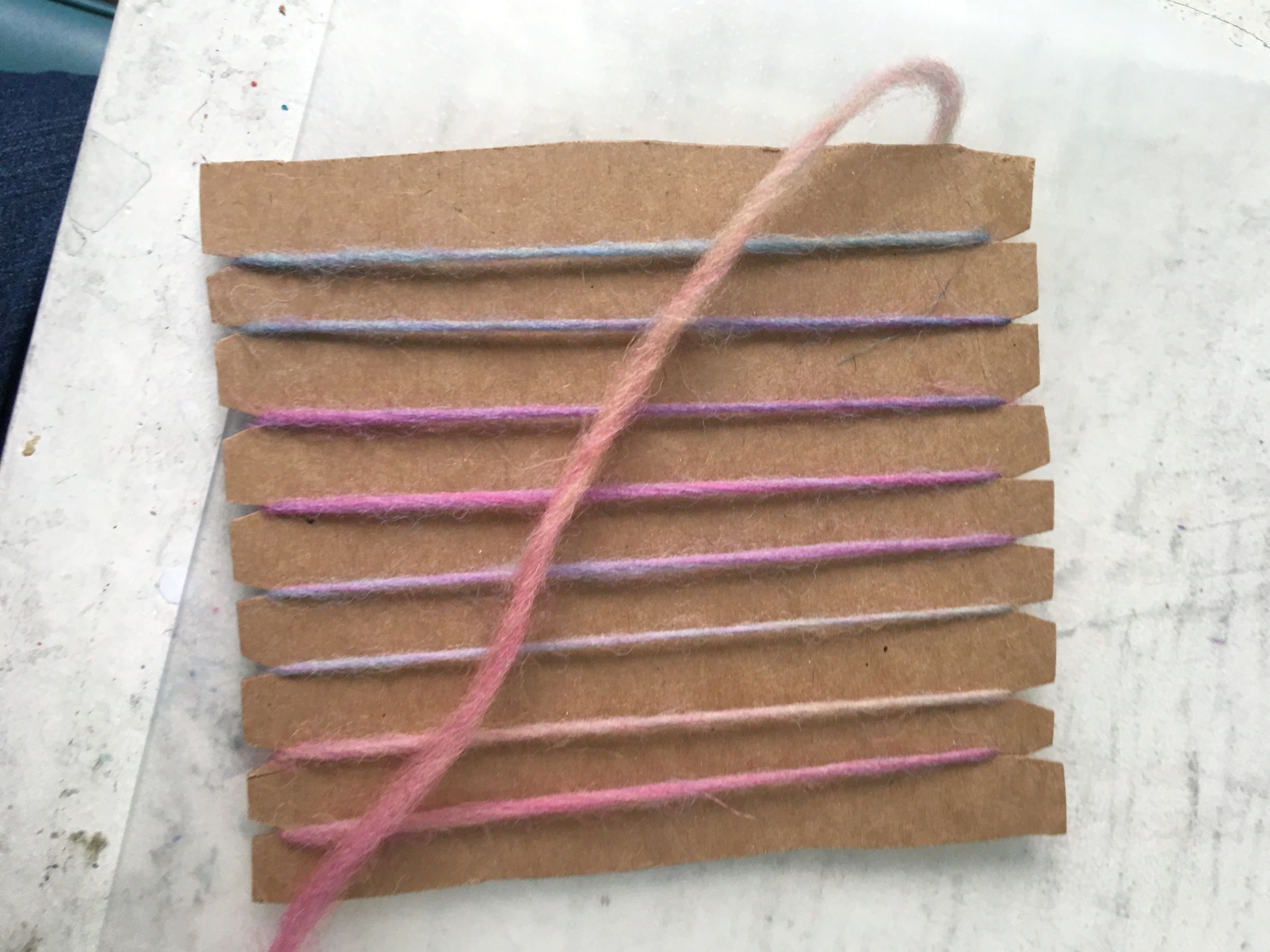 How to Weave Without a Real Loom 6 Steps Instructables