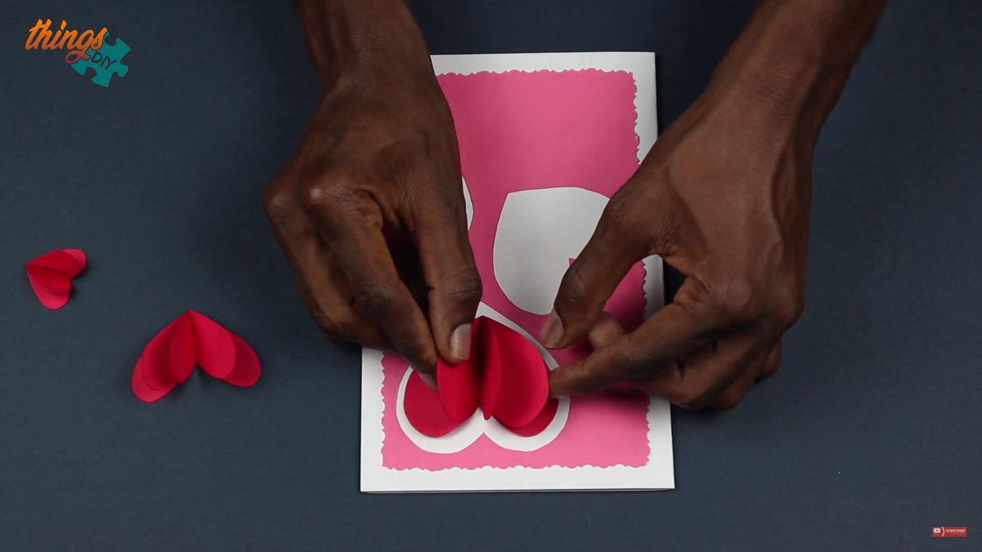 DIY Pop Up Hearts Valentine's Day Card : 7 Steps (with Pictures ...