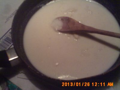Make the White Sauce.
