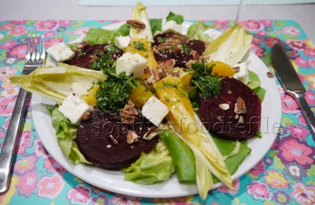 Vegetarian Seasonal Salad With Fresh Chervil-orange Dressing