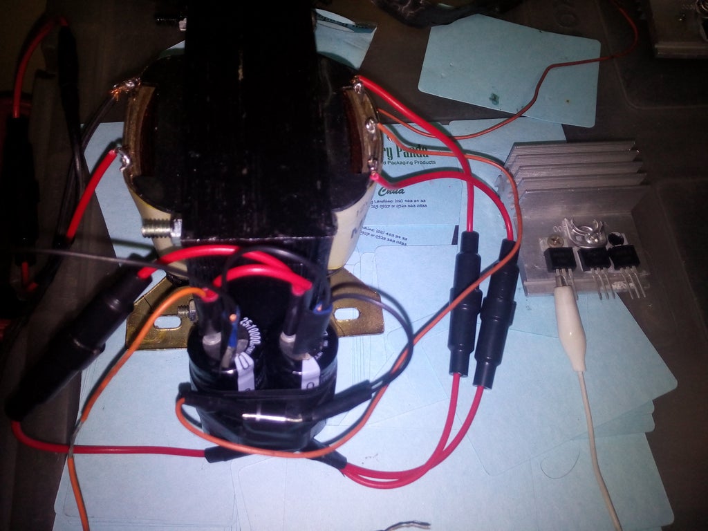 AC to DC Conversion 3 Steps Circuit Diagram