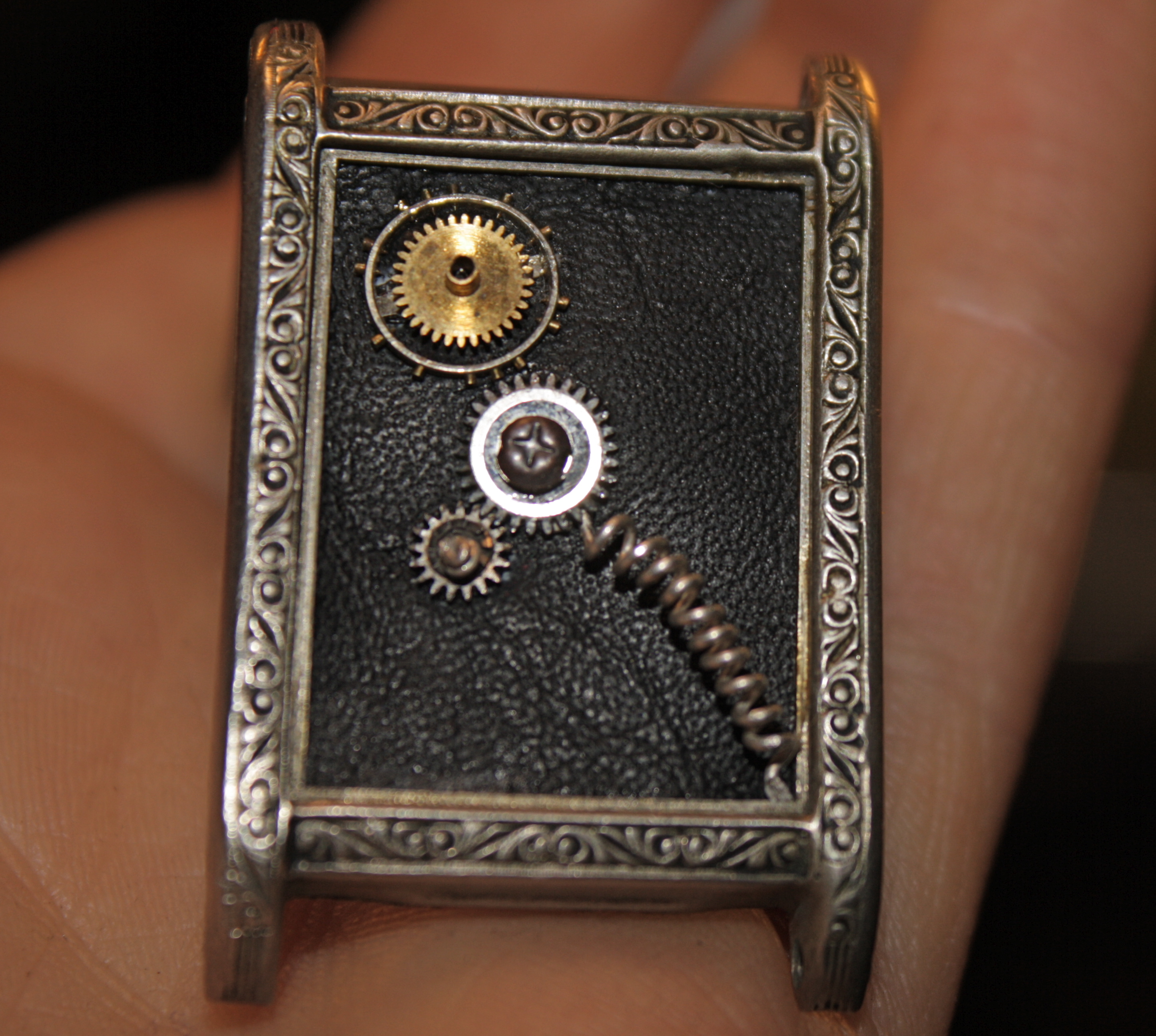 "Time-Lock" Steampunk watch-case Locket