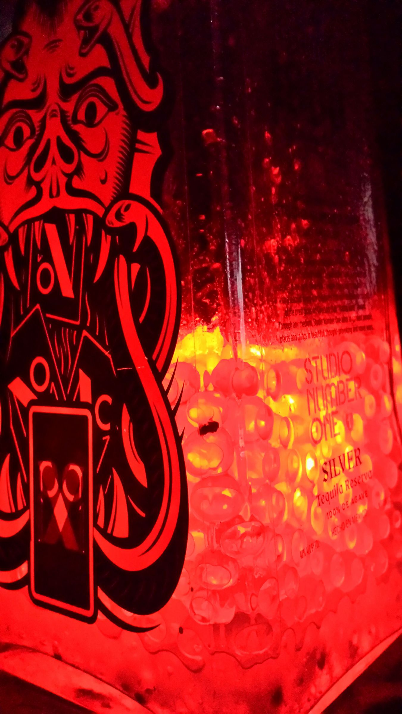 Quick and Easy, Temporary,  Liquor Bottle Accent Lighting