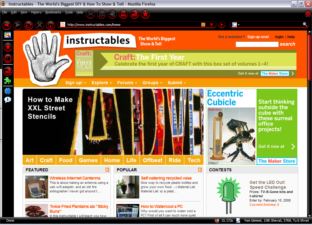 How to make firefox look amazing and cool for free........ The Sequil