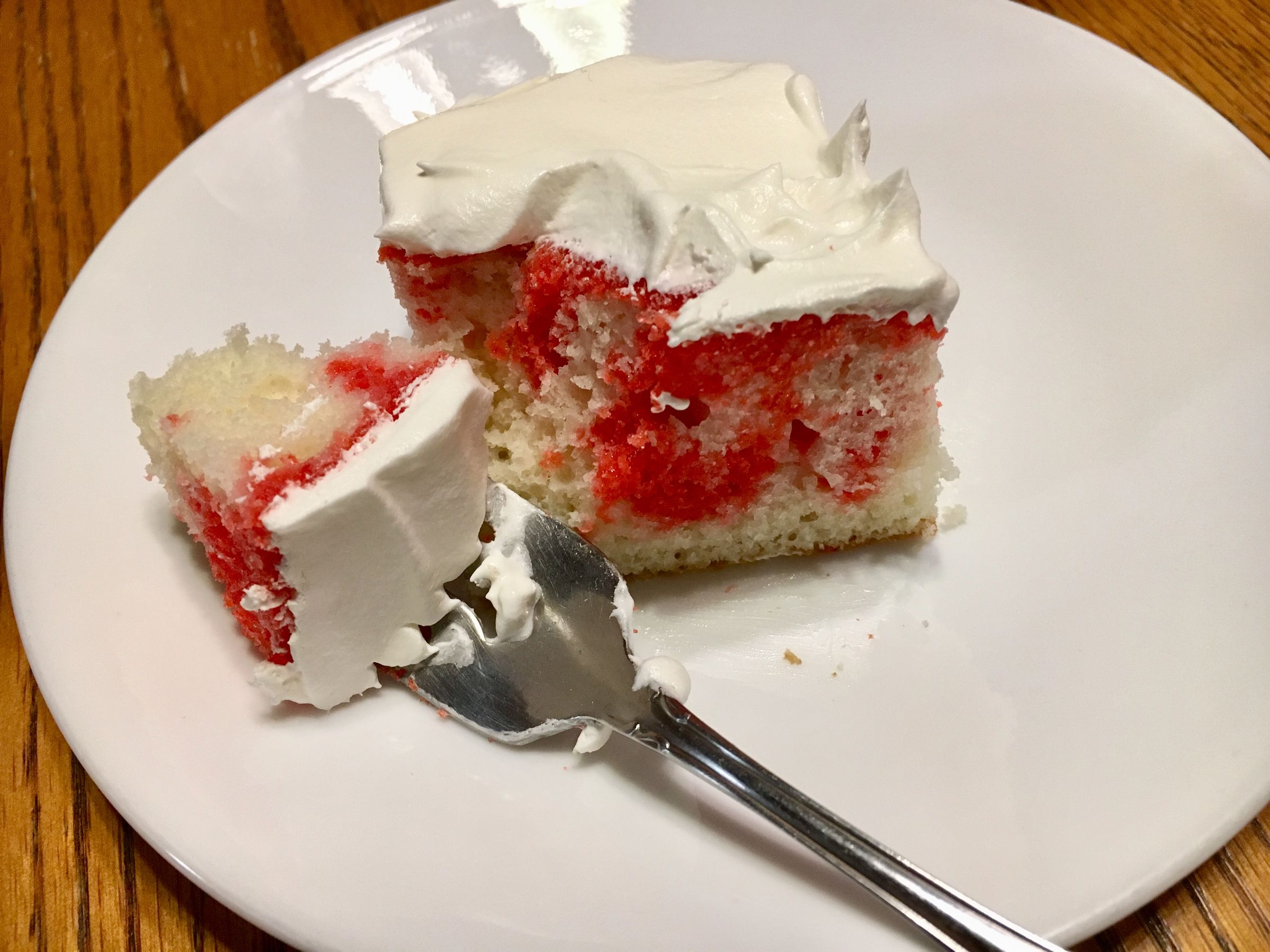 Raspberry Jello Poke Cake 9 Steps Instructables