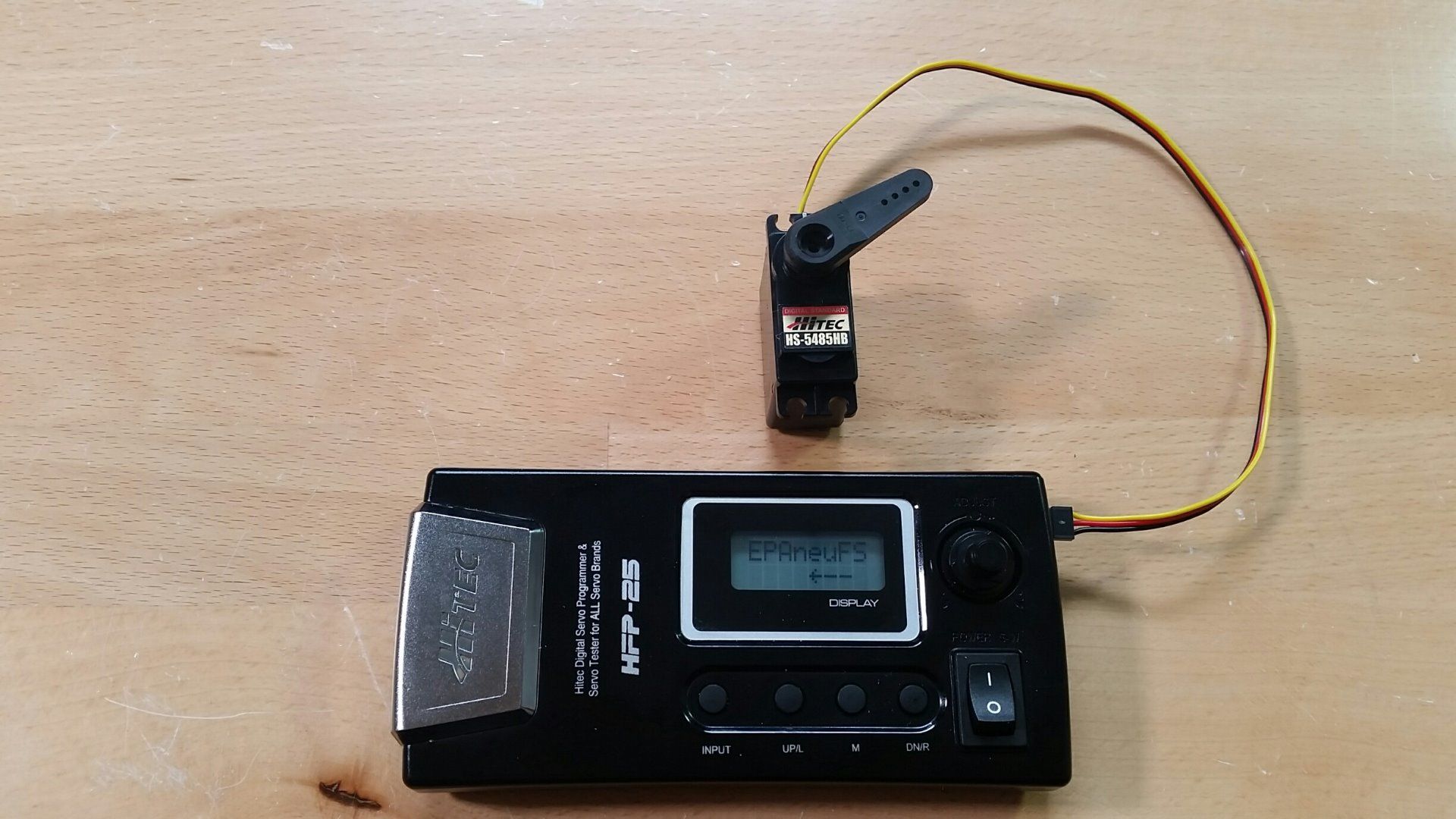 Hitec HFP25 Programmer How to Adjust Hitec Digital Servo Endpoints